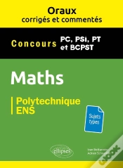 Capa do artigo Oraux Corrigés Et Commentés De Mathématiques - Pc, Psi, Pt, Bcpst