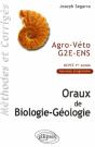 Oraux De Biologie-Géologie Agro-Véto - G2e - Ens, Méthodes Et Corrigés - Bcpst 1re Année - Preview