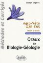 Oraux De Biologie-Géologie - Agro-Véto - G2e - Ens, Méthodes Et Corrigés - Programme 2005 De Bcpst 2e Année - Preview