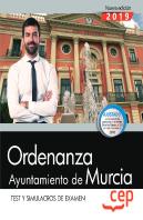 Ordenanza. Ayuntamiento De Murcia. Test Y Simulacros De Examen