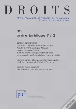 Capa do artigo Ordre Juridique ?