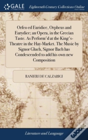 Capa do artigo Orfeo Ed Euridice, Orpheus And Eurydice;