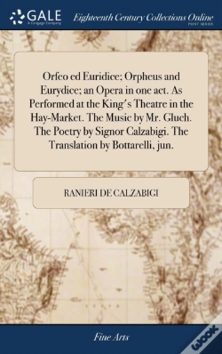 Capa do artigo Orfeo Ed Euridice; Orpheus And Eurydice;