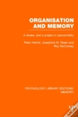 Capa do artigo Organisation And Memory (Ple: Memory)