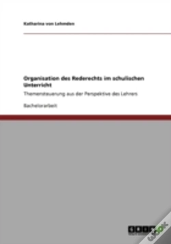 Capa do artigo Organisation Des Rederechts Im Schulischen Unterricht