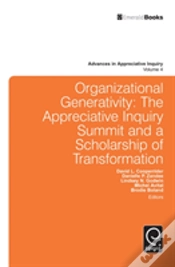 Capa do artigo Organizational Generativity