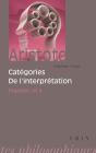 Organon Categories De L'Interpretation - Preview