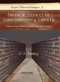 Oriental Codices Of Lund University Library - Preview