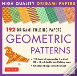 Capa do artigo Origami Folding Papers - Geometric Patterns - 192 Sheets