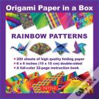 Origami Paper In A Box - Rainbow Patterns