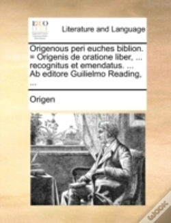 Capa do artigo Origenous Peri Euches Biblion. = Origeni