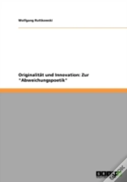 Capa do artigo Originalitat Und Innovation