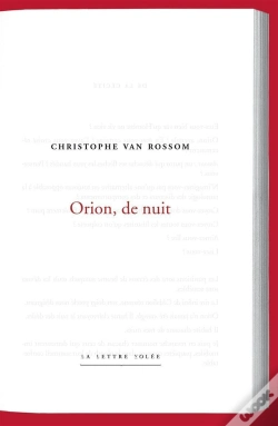 Capa do artigo Orion, De Nuit