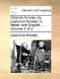 Orlando Furioso, By Ludovico Ariosto. In - Preview