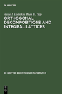 Orthogonal Decompositions And Integral Lattices - Preview