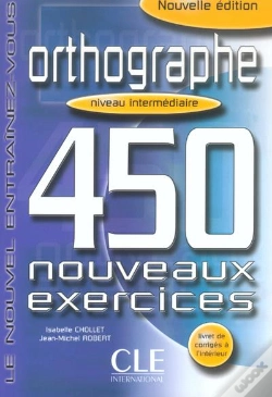 Capa do artigo Orthographe 450 Intermediaire Nouveauxexercices + Livret De Corriges