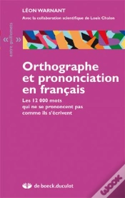 Capa do artigo Orthographe Prononciation En Francais. Les 12000 Mots Qui Ne Se Prononcent Pas