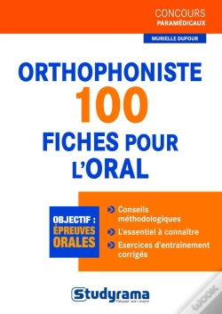 Capa do artigo Orthophoniste ; 100 Fiches Pour L'Oral