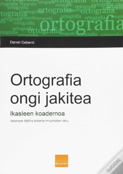 Capa do artigo Ortografia Ongi Jakitea. Ikasleen Koadernoa