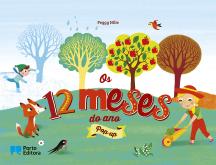 Os 12 meses do ano em pop-up
