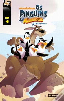 Capa do artigo Os Pinguins de Madagáscar - Banda Desenhada 4