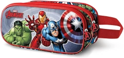 Capa do artigo Os Vingadores Defy Estojo Duplo 3D, Azul