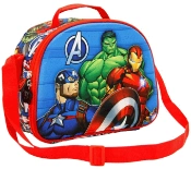 Capa do artigo Os Vingadores Primed Lancheira 3D, Azul
