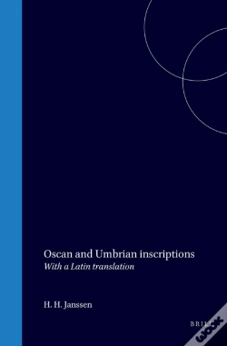 Capa do artigo Oscan And Umbrian Inscriptions