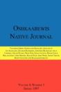 Oshkaabewis Native Journal (Vol. 4, No. 1) - Preview