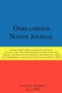 Oshkaabewis Native Journal (Vol. 4, No. 2) - Preview
