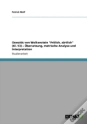 Capa do artigo Oswalds Von Wolkenstein "Fraã‚Â¶Lich, Zaã‚Â¤Rtlich" (Kl. 53) Aã¢Â€Šâ¬"  Aã…Â€Œbersetzung, Metrische Analyse Und Interpretation