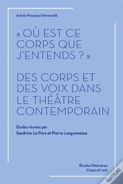 Capa do artigo Où Est Ce Corps Que J'Entends