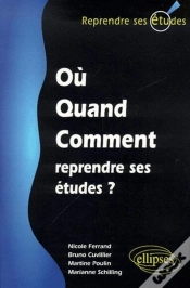 Capa do artigo Où, Quand Et Comment Reprendre Mes Études?