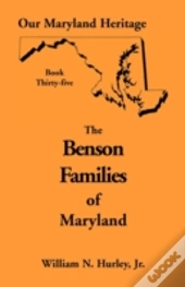 Our Maryland Heritage, Book 35: Benson F