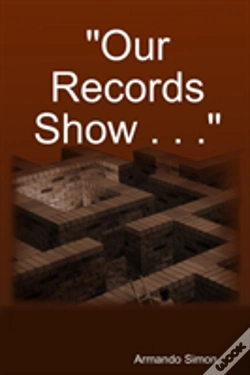 Capa do artigo "Our Records Show ..."