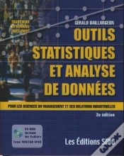 Capa do artigo Outils Statistiques Et Analyse De Données Pour Les Sciences Du Management Et Des Relations Industrielles (Avec Cdrom Fichiers Excel Minitab Spss) 2° Ed.