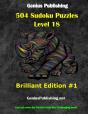 Over 500 Sudoku Puzzles - Difficulty Level 18 Brilliant Edition #1 - Preview