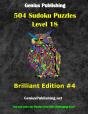 Over 500 Sudoku Puzzles Difficulty Level 18 Brilliant Edition #4 - Preview