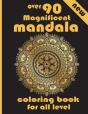 Over 90 Magnificent Mandala Coloring Book For All Level - Preview