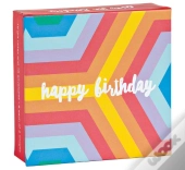 Over The Rainbow Mini Fliptop Notecard Box