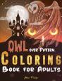 Owl Over Pattern Coloring Book For Adults - Preview