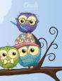 Owls Coloring Book 1 & 2 - Preview