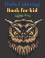 Owls Coloring Book For Kids Ages 4-8 - Preview