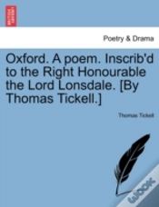 Capa do artigo Oxford. A Poem. Inscrib