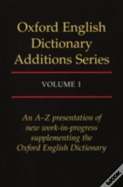 Capa do artigo Oxford English Dictionary Additions Series: Volume 1