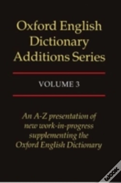 Capa do artigo Oxford English Dictionary Additions Series: Volume 3
