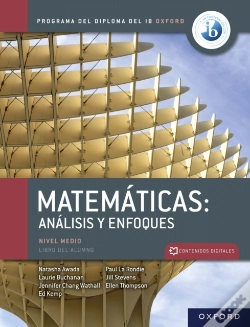 Capa do artigo Oxford Ib Diploma Programme: Matema!Ticas Ib: Ana!Lisis Y Enfoques Nivel Medio Libro Digital