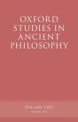 Oxford Studies In Ancient Philosophy, Volume 62 - Preview