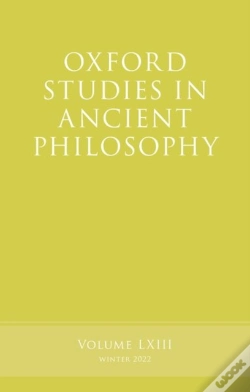 Capa do artigo Oxford Studies In Ancient Philosophy, Volume 63