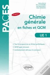 Paces ; Chimie Générale En Fiches Et Qcm (2e Édition)
